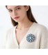 XSB255 - High-End Exquisite Blue Flower Brooch